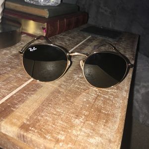 Ray Ban Round (gold/green)
